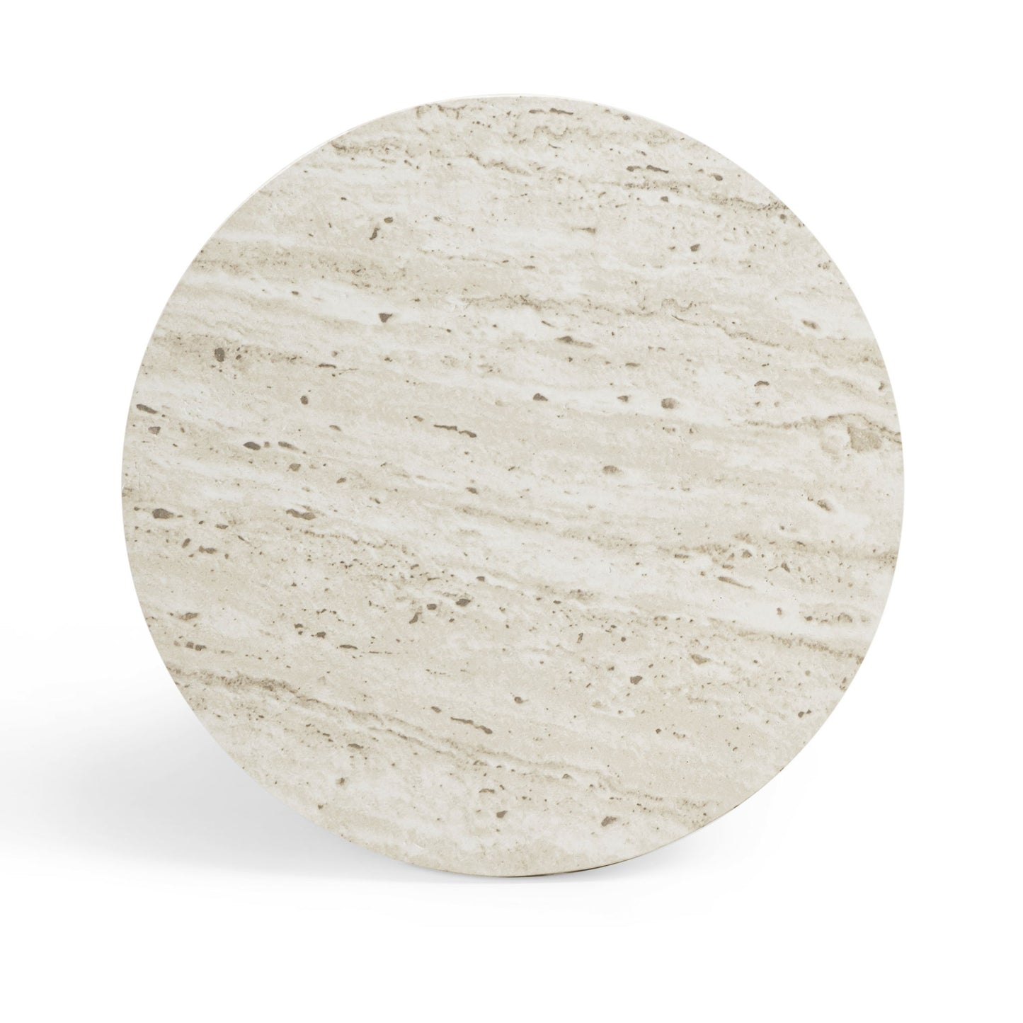 Asta - Concrete Indoor/Outdoor Side Table - Travertine