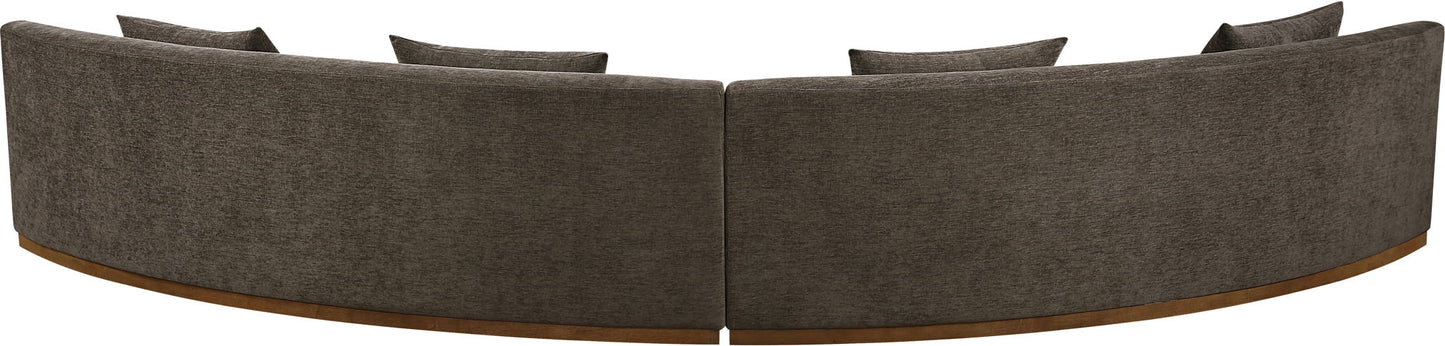 Avanti - 182.5" Chenille Fabric Upholstered 2 Piece Modular Sectional