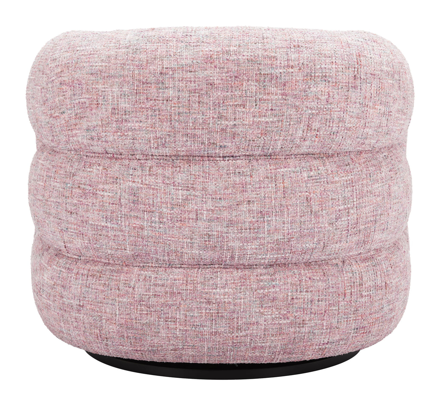 Refine - Swivel Chair - Pink Tweed