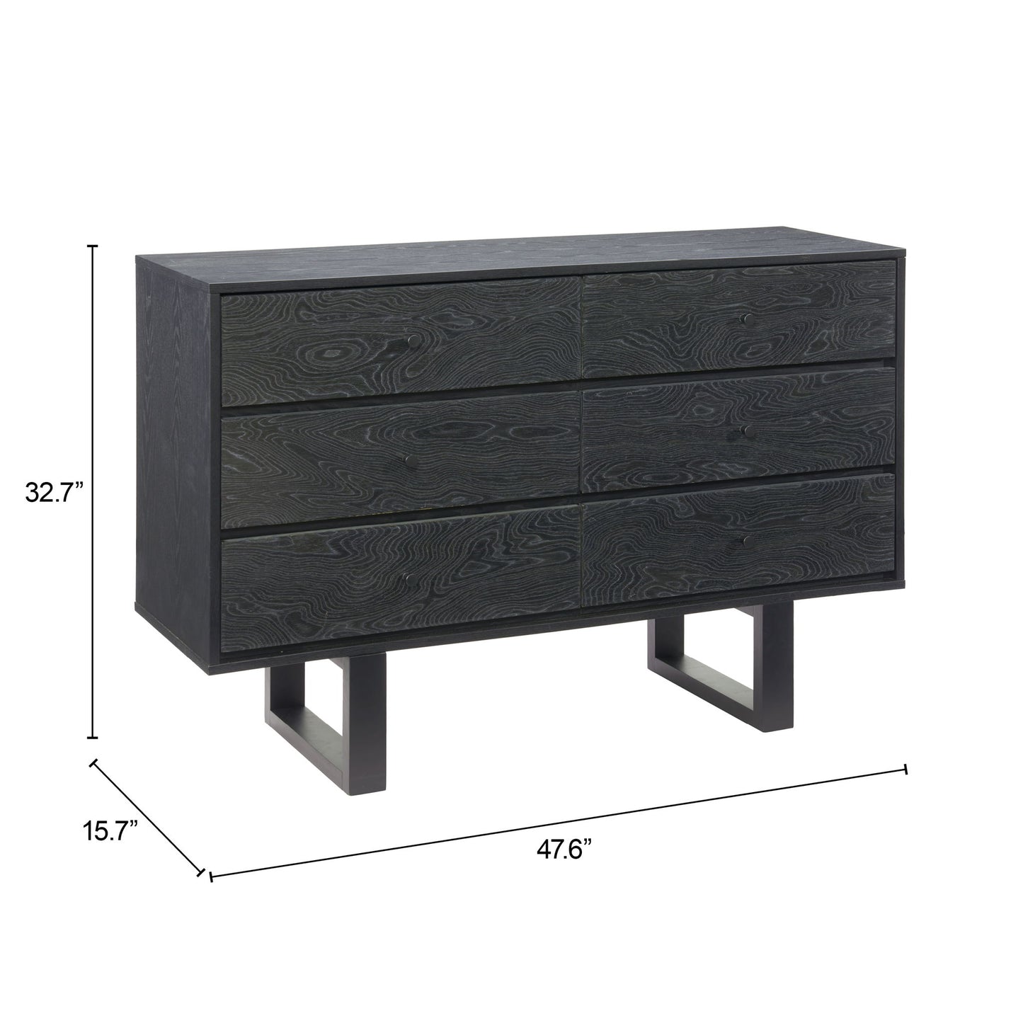 Gus - Dresser - Black