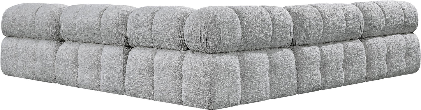 Ames - 5 Piece Fabric Modular Corner Sectional