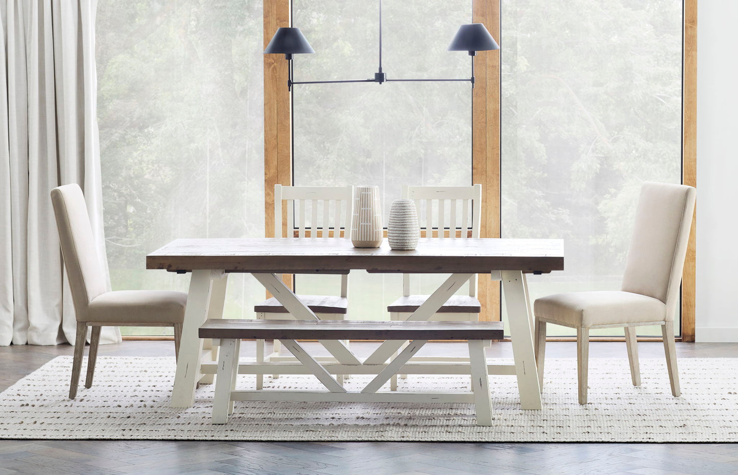 Chester - Dining Chair - Distressed White