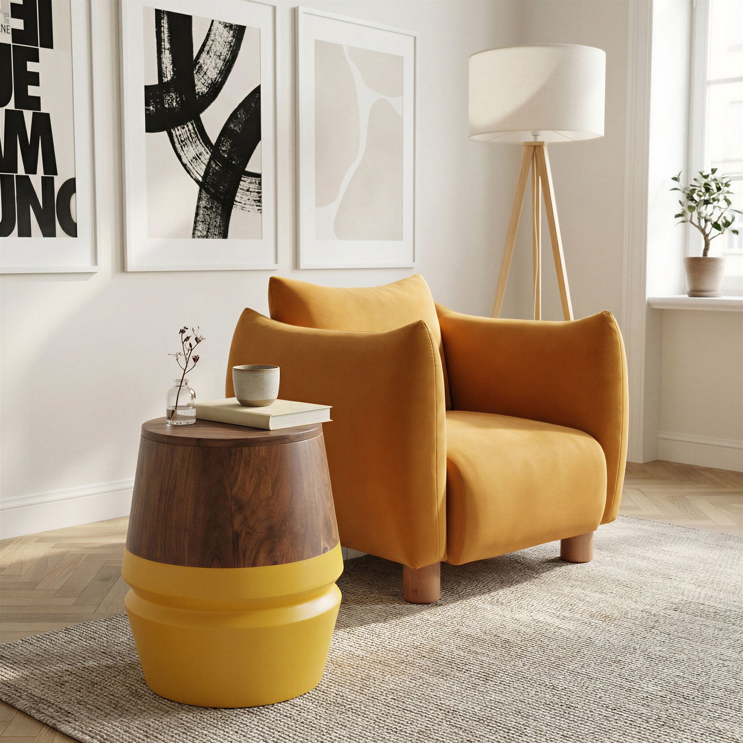 Imperial - Floor Lamp - Beige / Natural