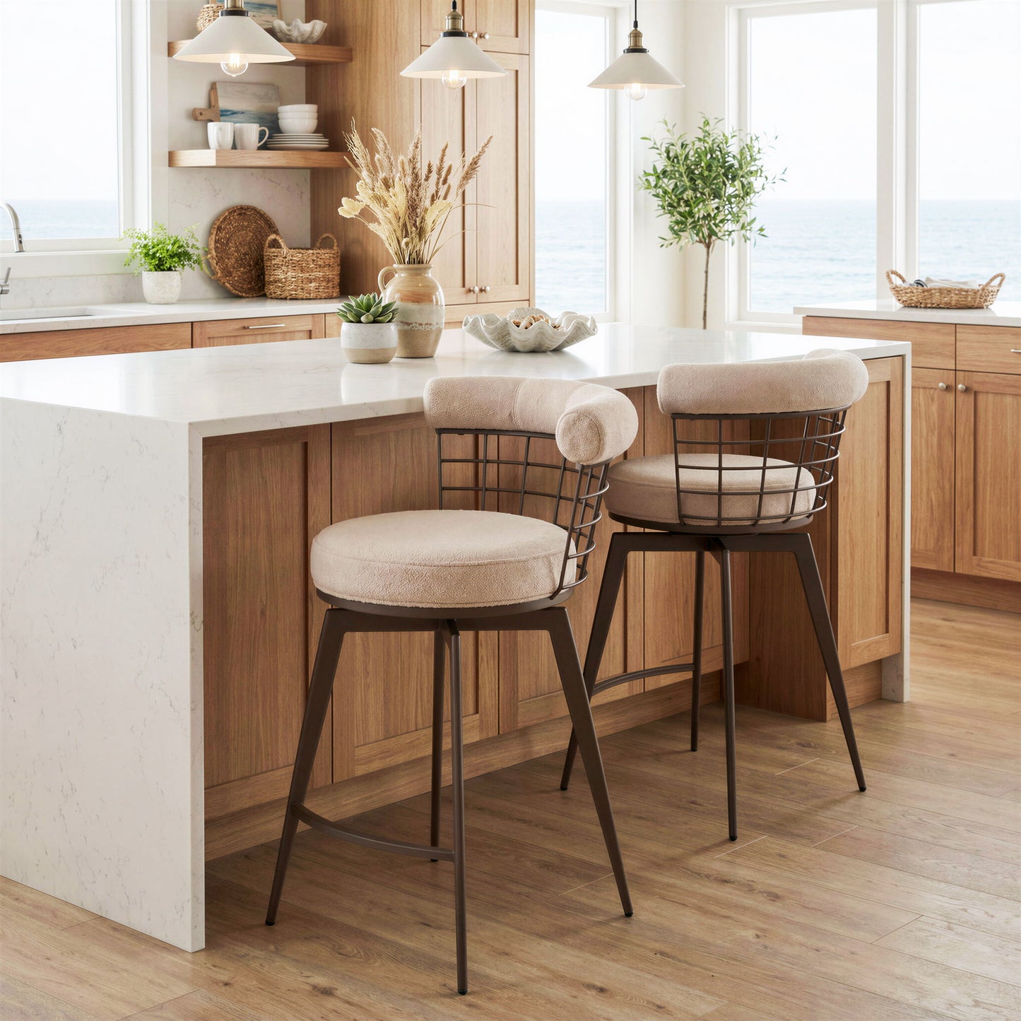 Saku - Swivel Barstool