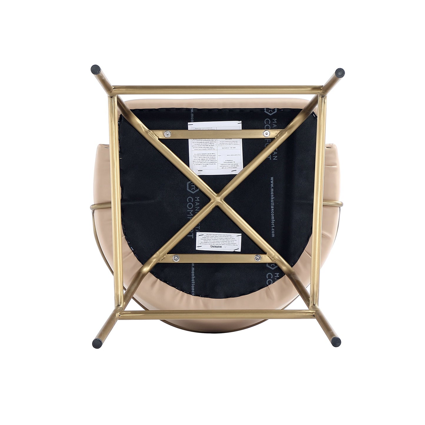 Manhattan Gracie - Counter Stool With Gold Base