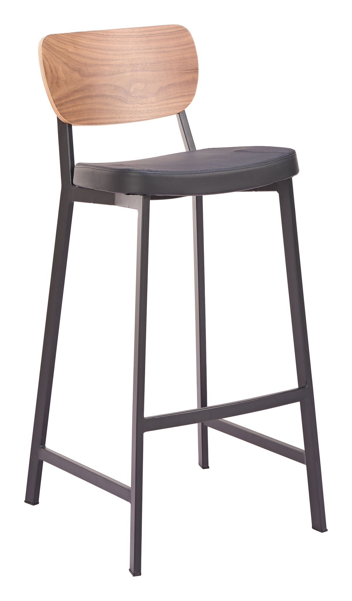Ardenne - Barstool (Set of 2) - Black / Brown