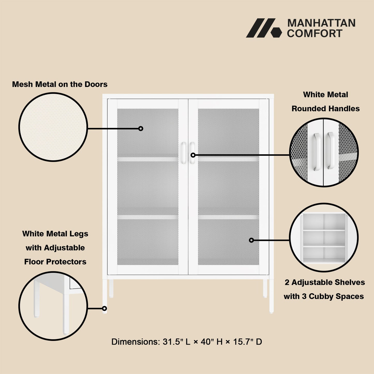 Manhattan Amelia - Accent Cabinet