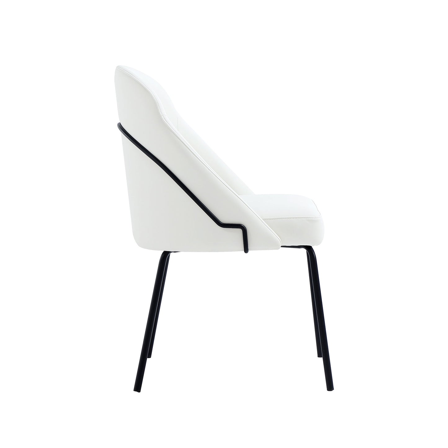 Manhattan Gracie - Dining Chair With Black Legs