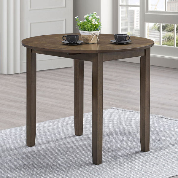 Damica - Round Dining Table - Walnut