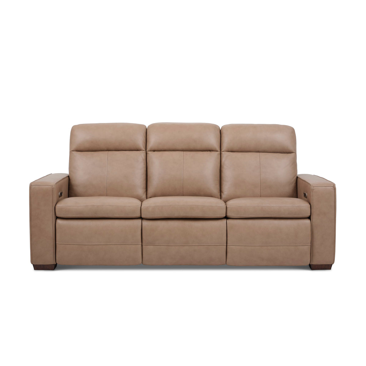 Dutch - Power Reclining Sofa With Console, Power Headrest, & Lumbar