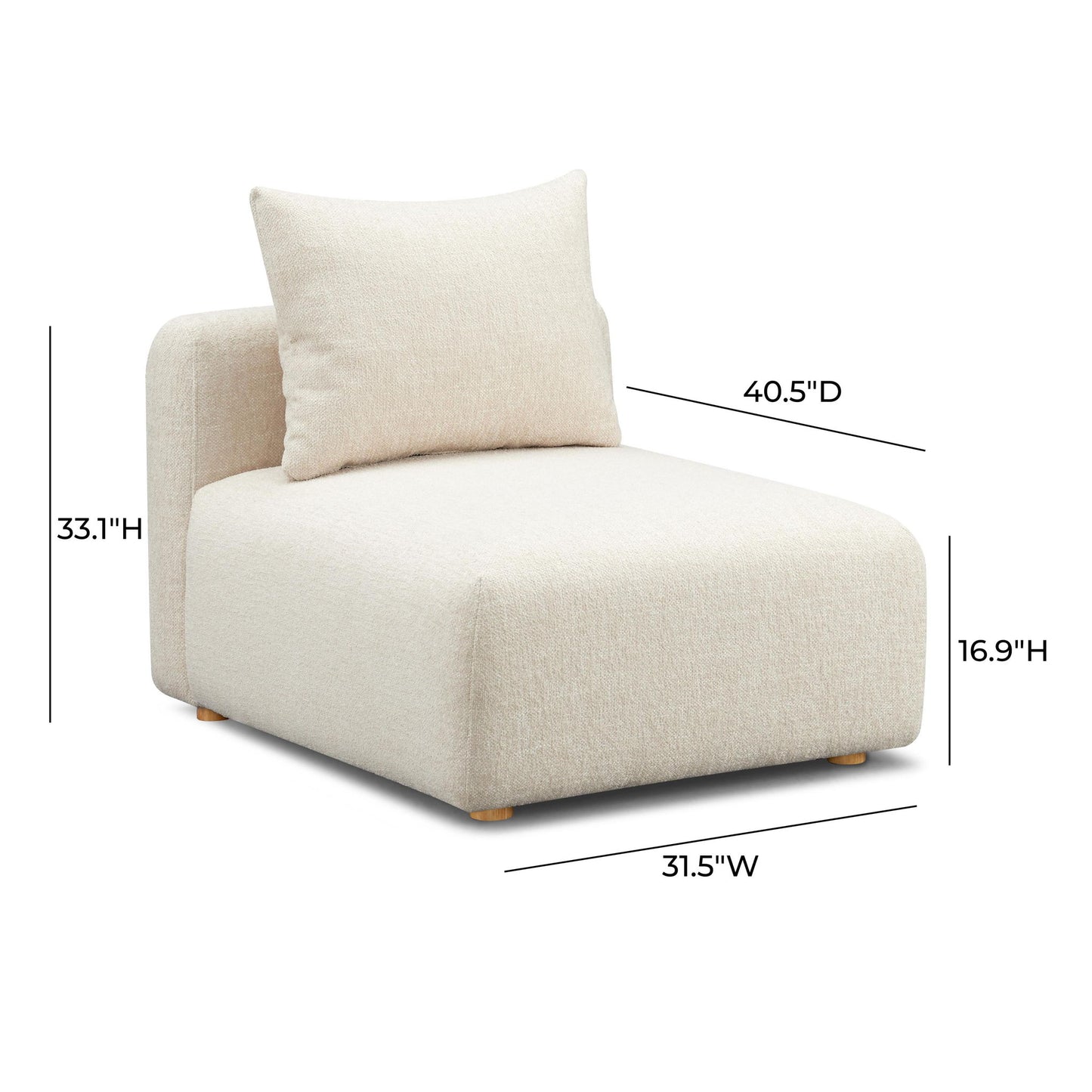 Hangover - Modular Armless Chair