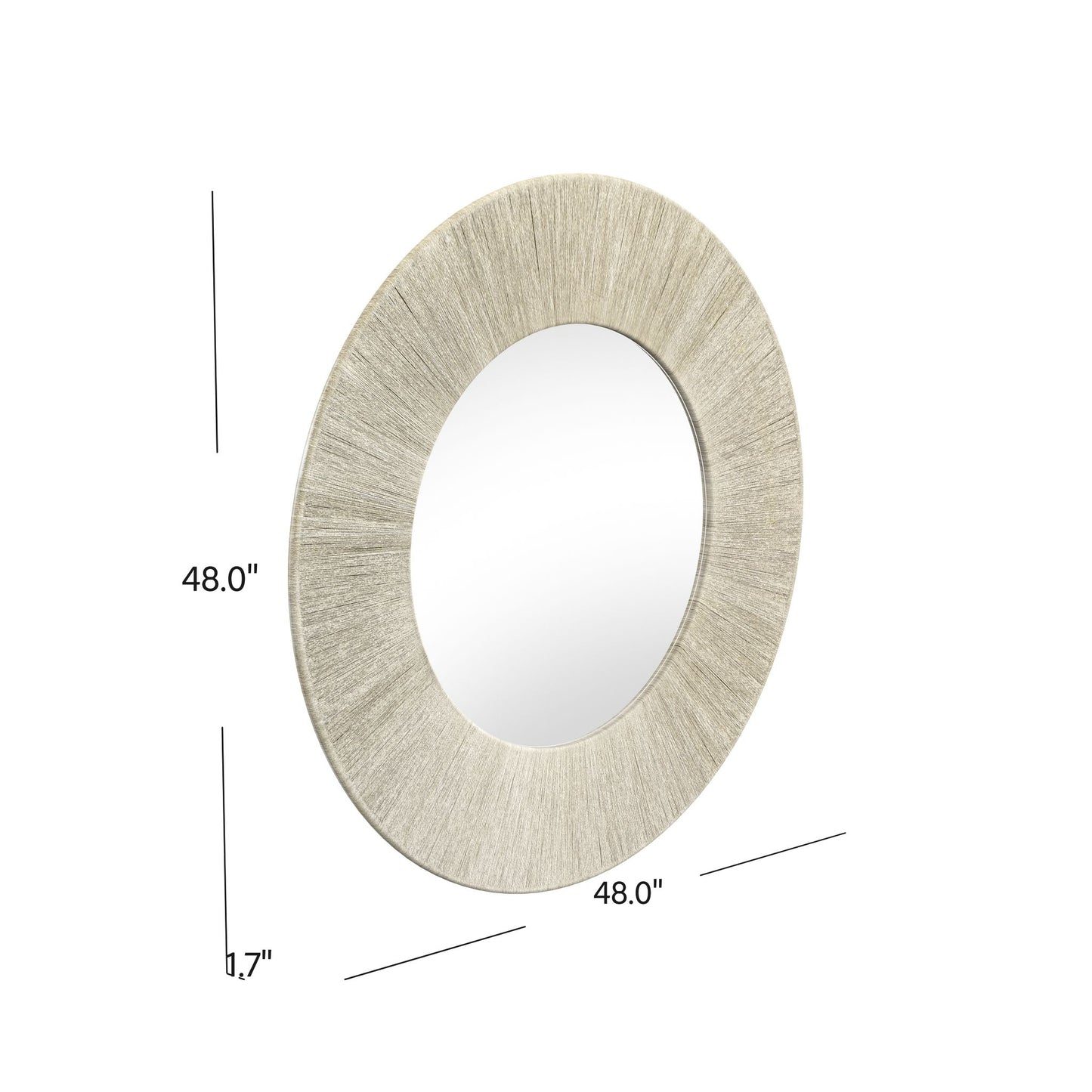 Perez - Wall Mirror - Beige
