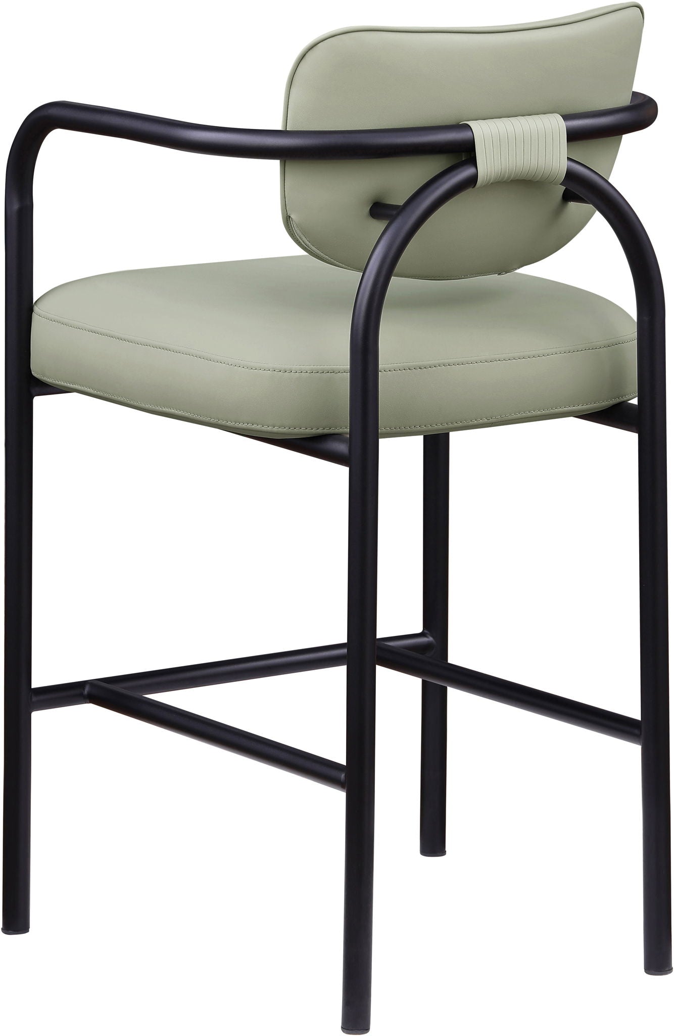 Serava - Vegan Leather Upholstered Bar Stool