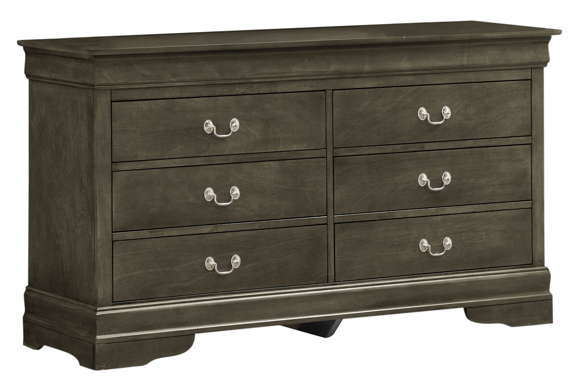 Glory Furniture - Louis Phillipe - Dresser & Mirror