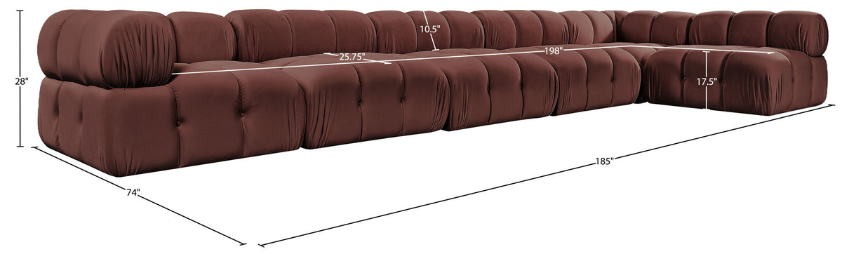 Orin - 6 Piece Modular Sectional (4 Modular Chairs, 2 Corner Chairs)