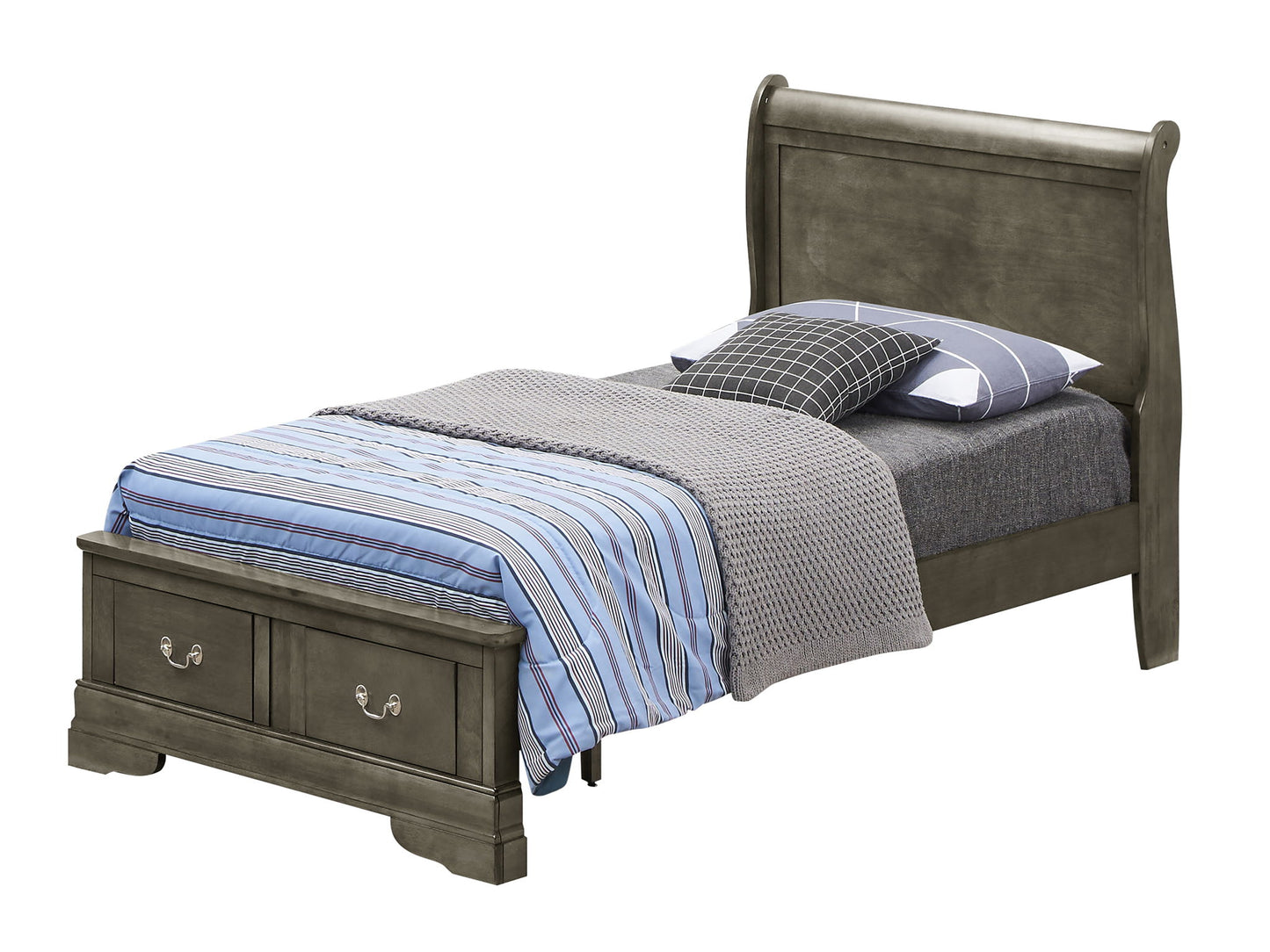 Glory Furniture - Louis Phillipe - Storage Bed