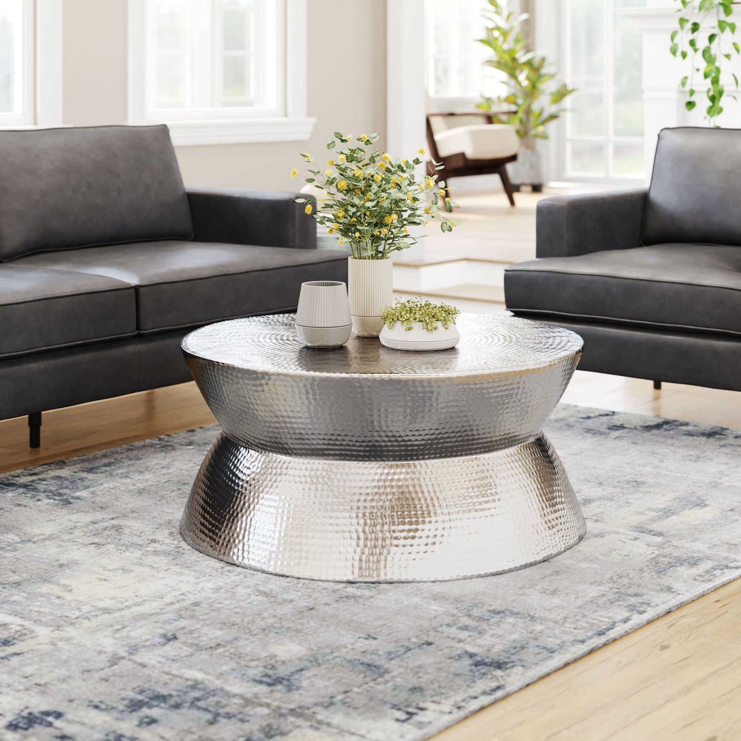 Madryn - Coffee Table - Silver