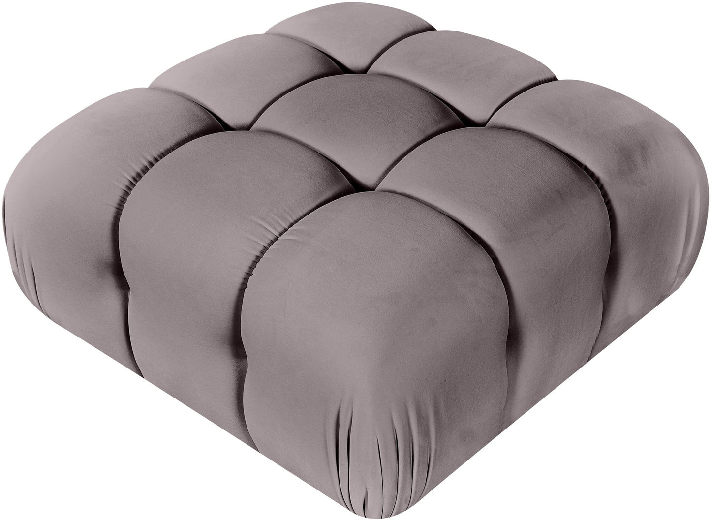 Orin - Velvet Performance Fabric Upholstered Modular Ottoman