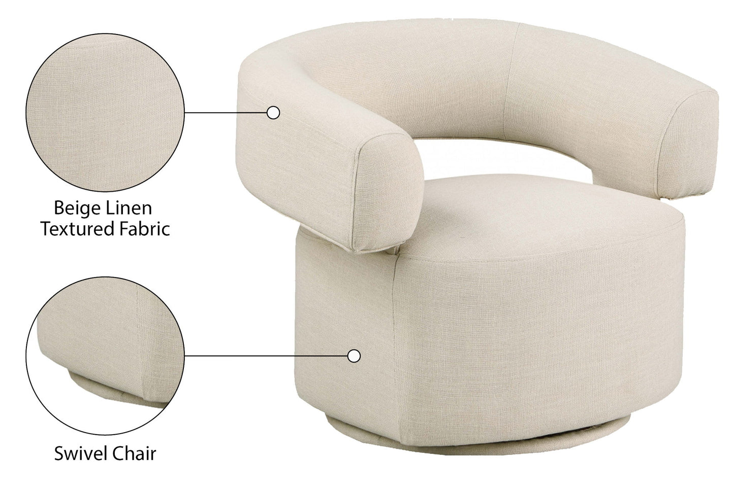 Niya - Swivel Accent Chair