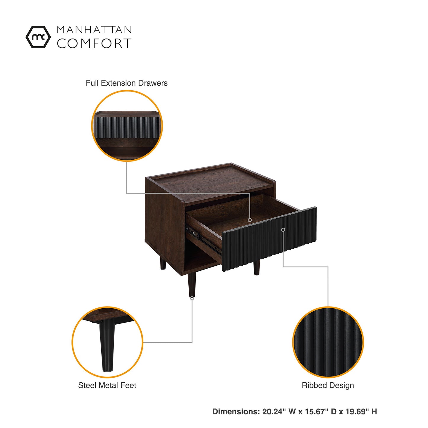 Manhattan Duane - Nightstand