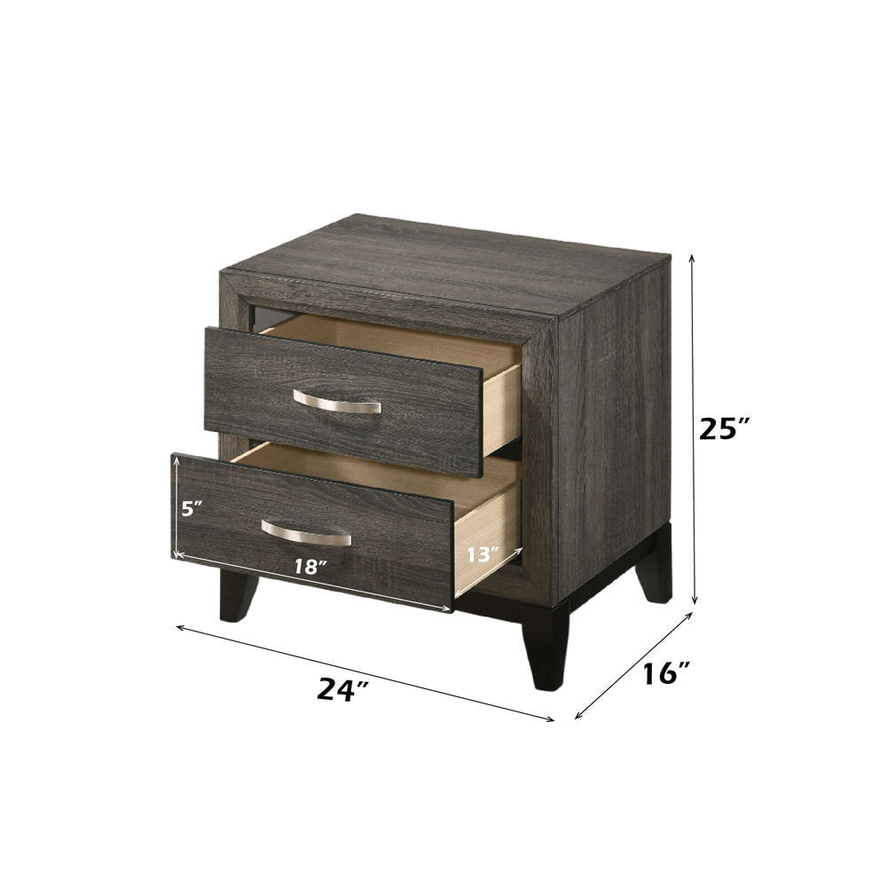 Valdemar - Nightstand - Weathered Gray