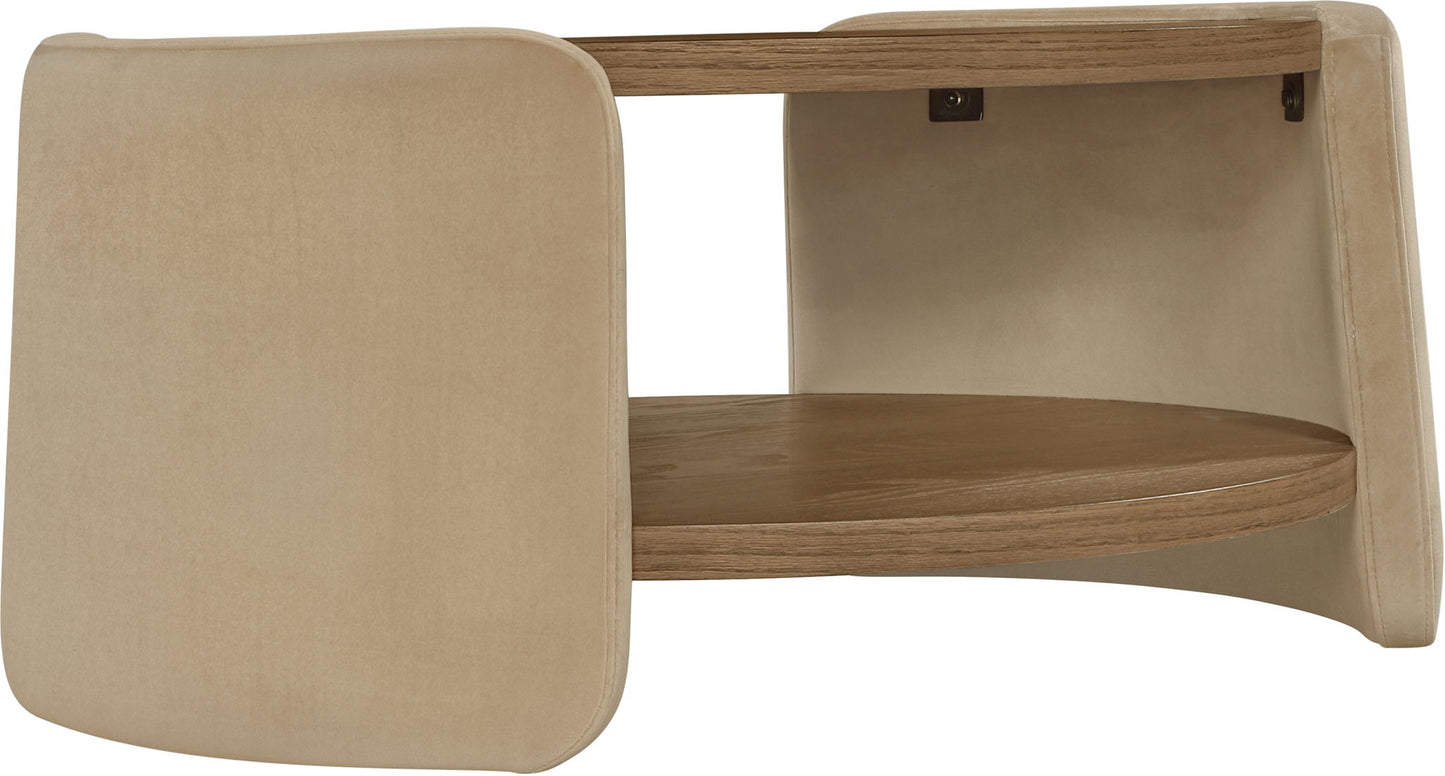 Wren - Velvet And Oak Veneer Coffee Table