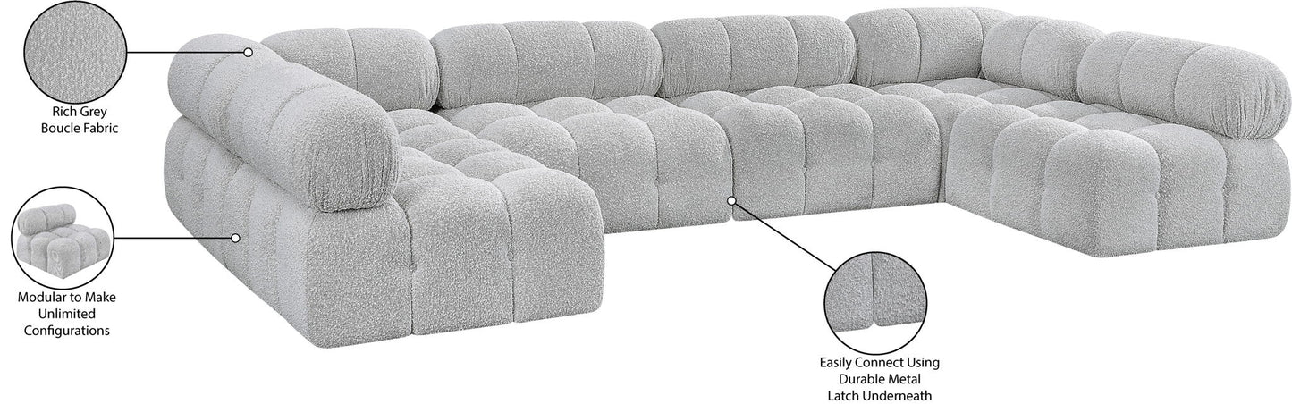 Ames - 6 Piece Fabric Modular Sectional