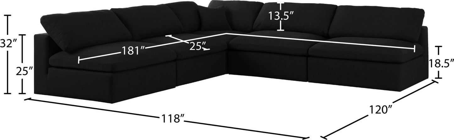 Serene - 5 Piece Modular Sectional