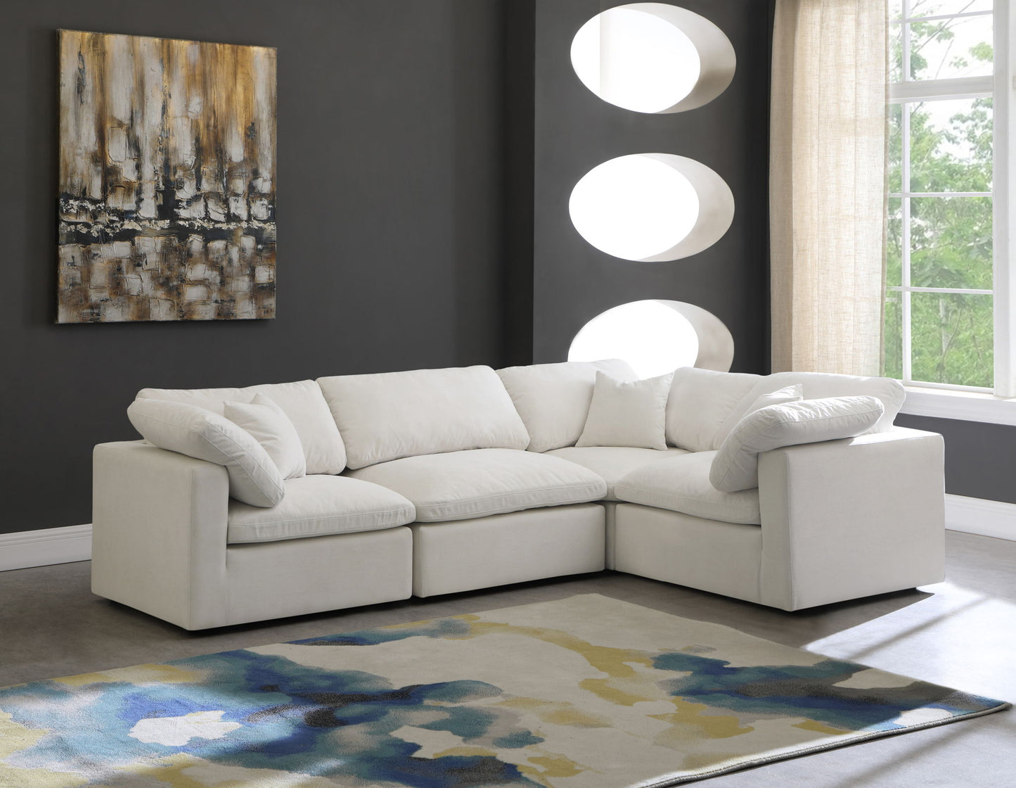 Plush - 4 Piece Modular Sectional