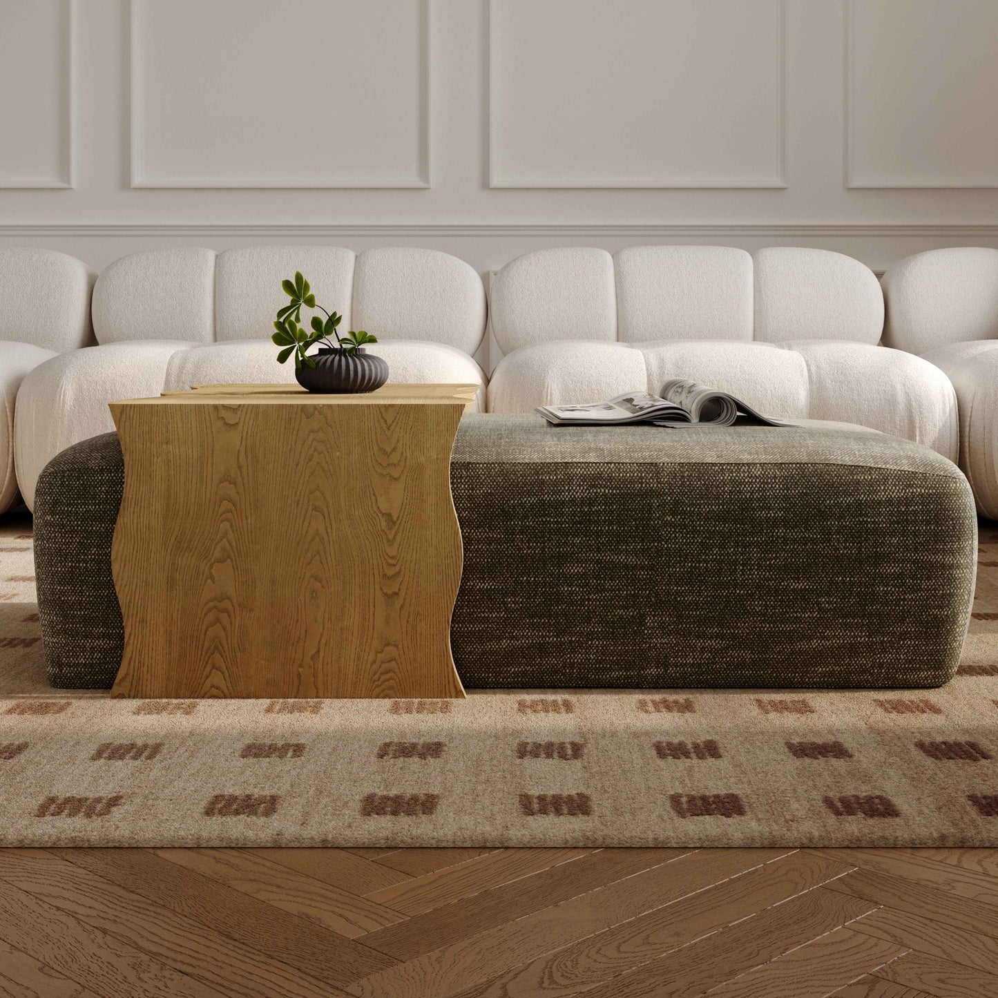 Spencer - Ottoman With Bridge Table