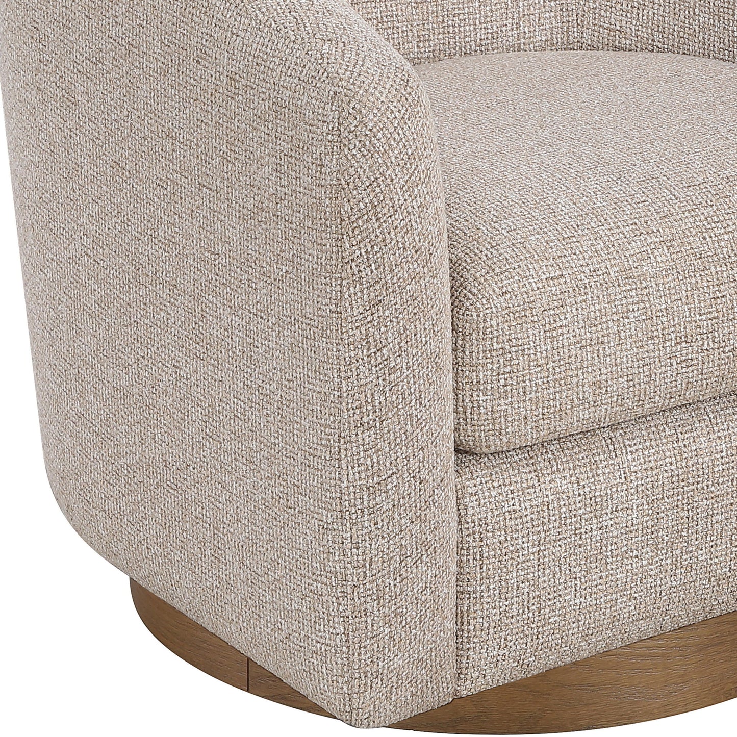 Modra - Performance Fabric Upholstered Swivel Accent Chair