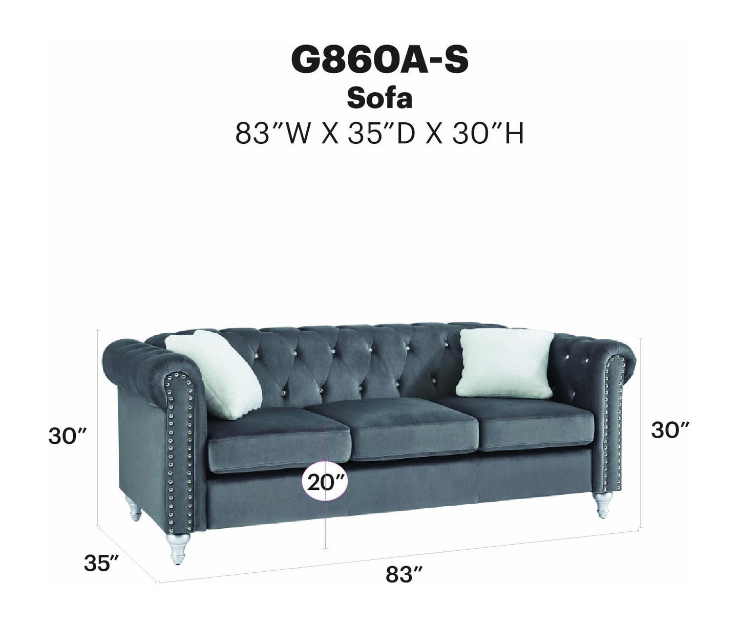 Glory Furniture - Raisa - Sofa