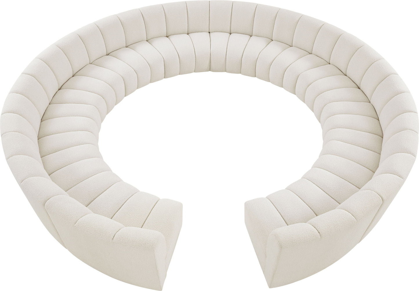 Infinity - 12 Piece Boucle Modular Sectional