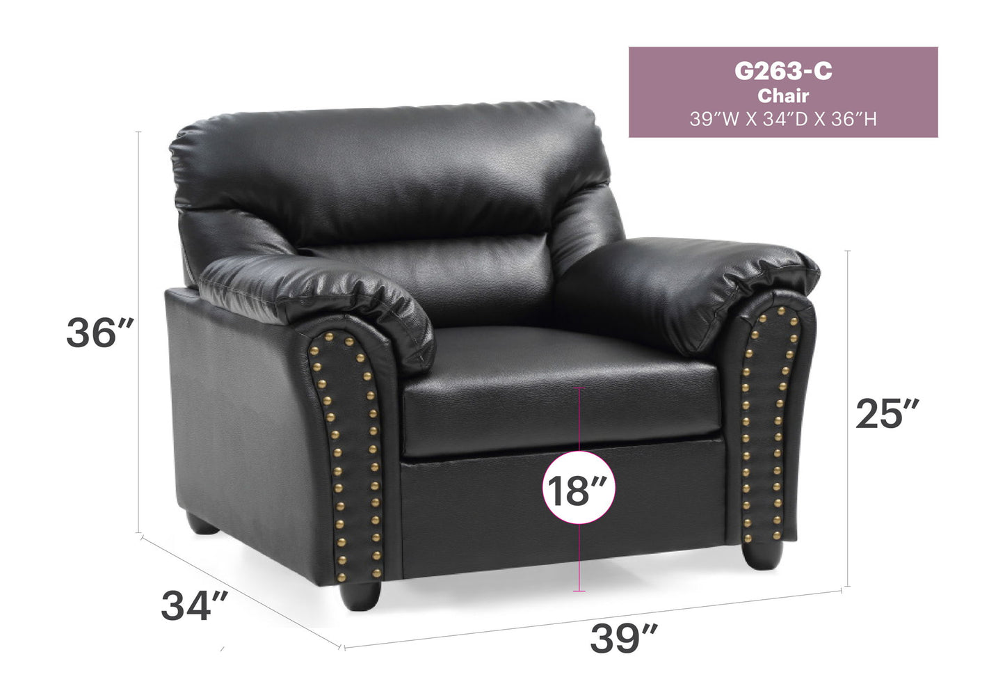 Olney - Chair - Black