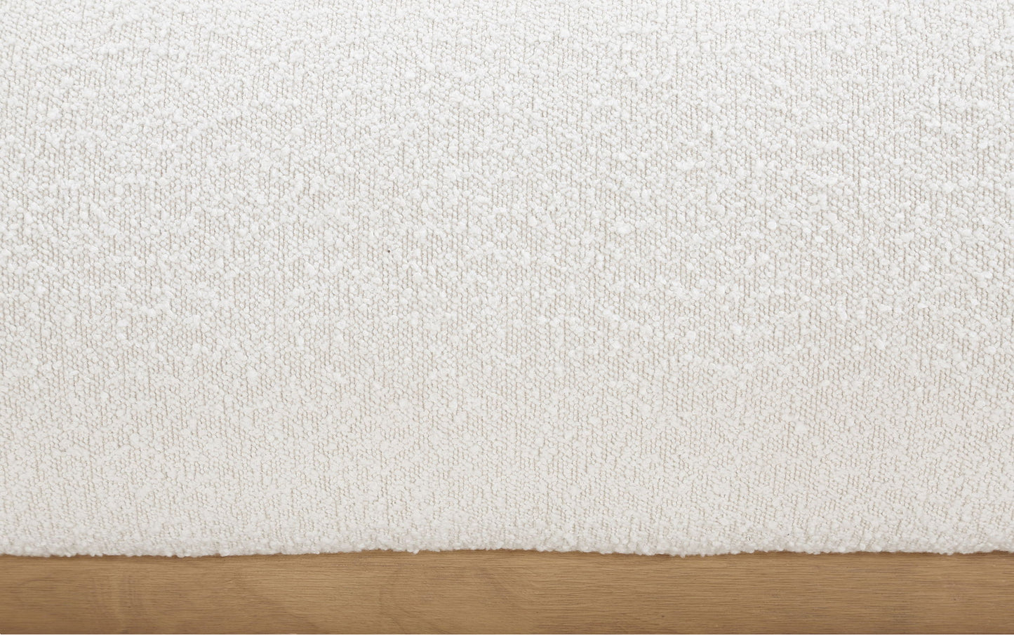 Vaughn - Boucle Bed With Natural Base