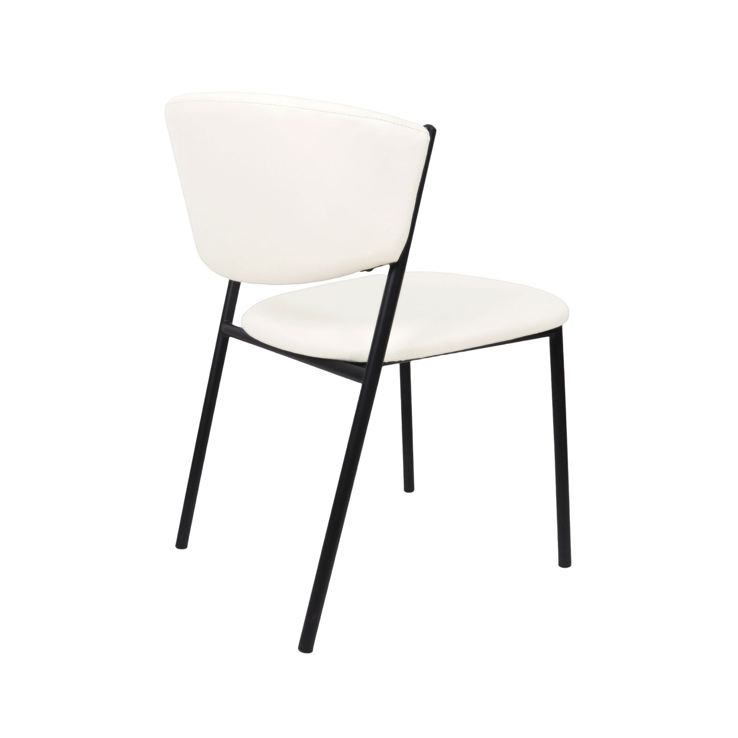 Manhattan Drift - Vegan Leather Metal Side Chair (Set of 4)