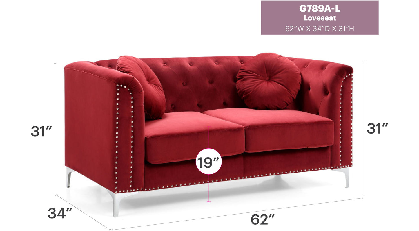 Glory Furniture - Pompano - Loveseat