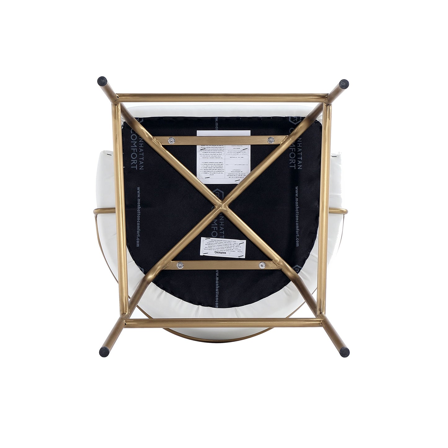 Manhattan Gracie - Barstool With Gold Base