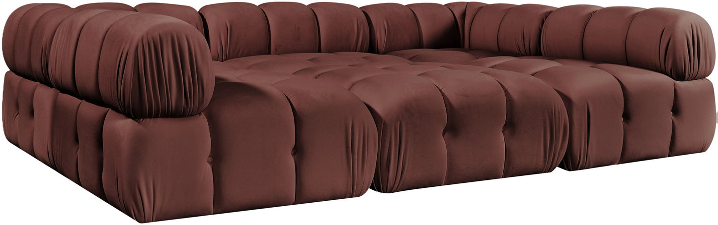 Orin - Velvet 6 Piece Modular Sectional