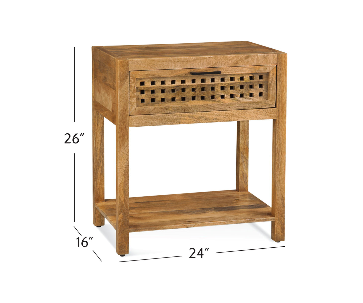 Pentak - Chairside End Table - Light Brown