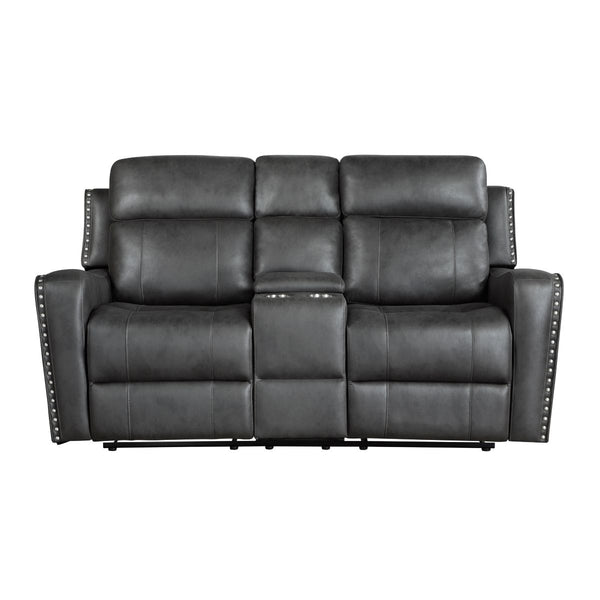 Kellen Power Double Reclining Love Seat with Center Console