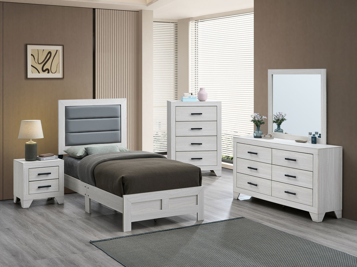 Glory Furniture - Plano - Upholstered Bed