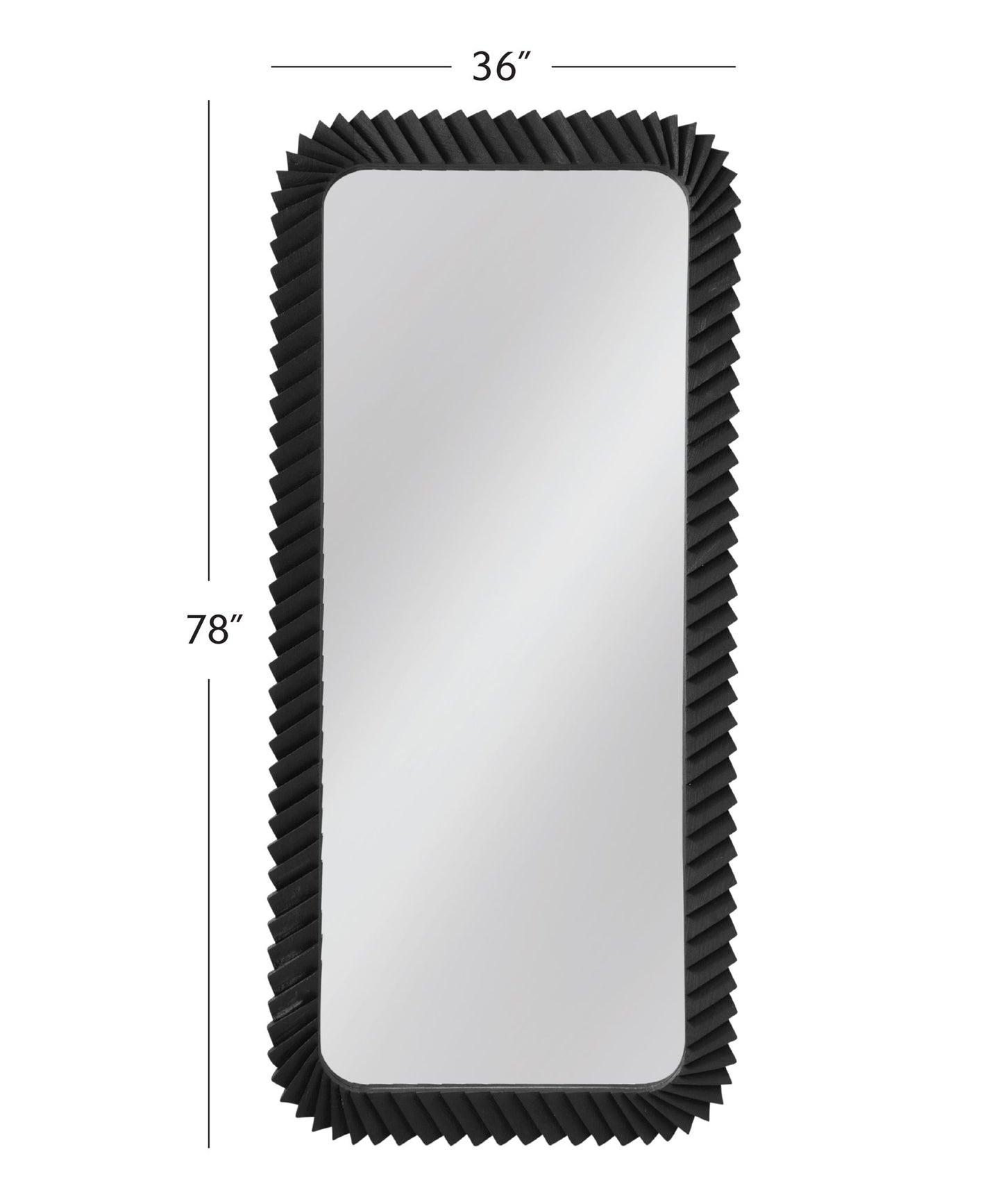 Kindlow - Floor Mirror - Black