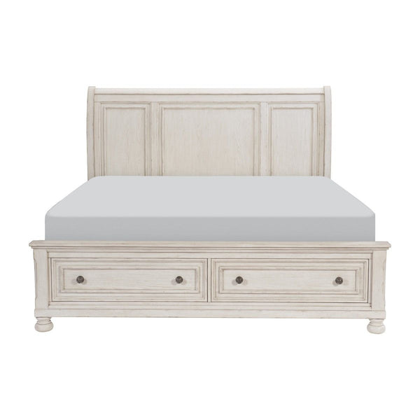 Bethel Eastern King Platform Bed with Footboard Storage