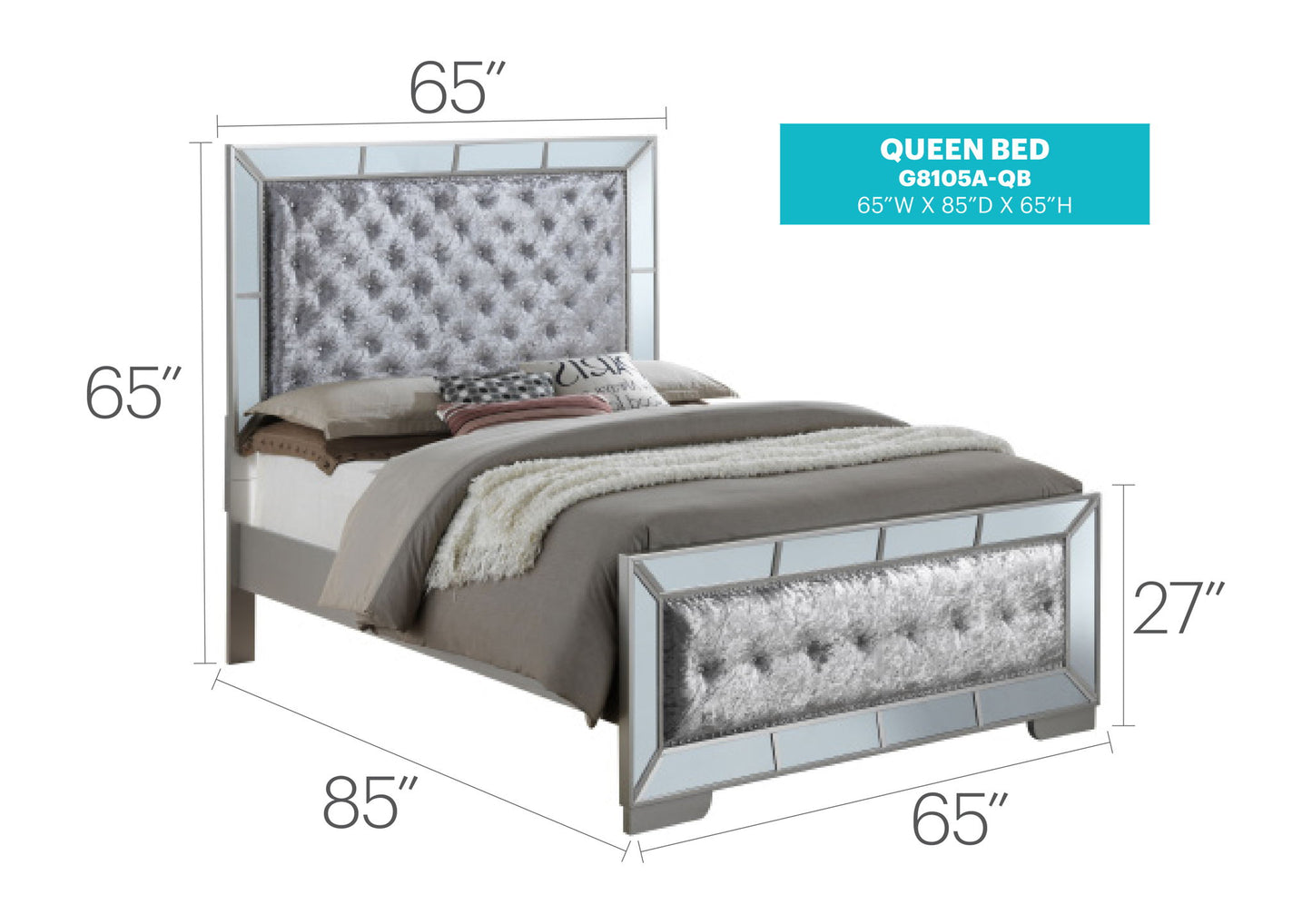 Glory Furniture - Hollywood Hills - Bed
