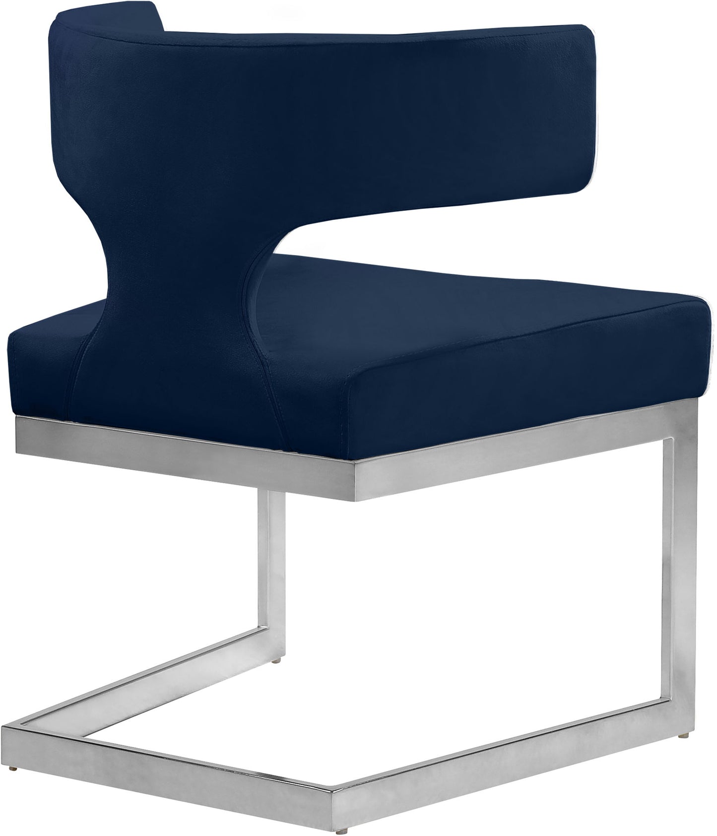 Alexandra - Dining Chair with Chrome Legs