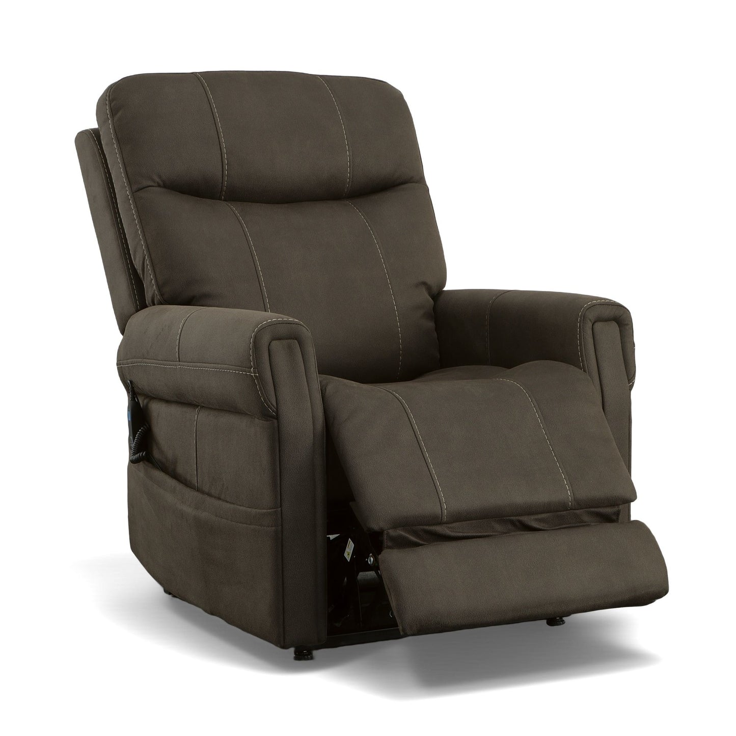 Jenkins - Power Lift Recliner With Right-Hand Control & Power Headrest - Bark