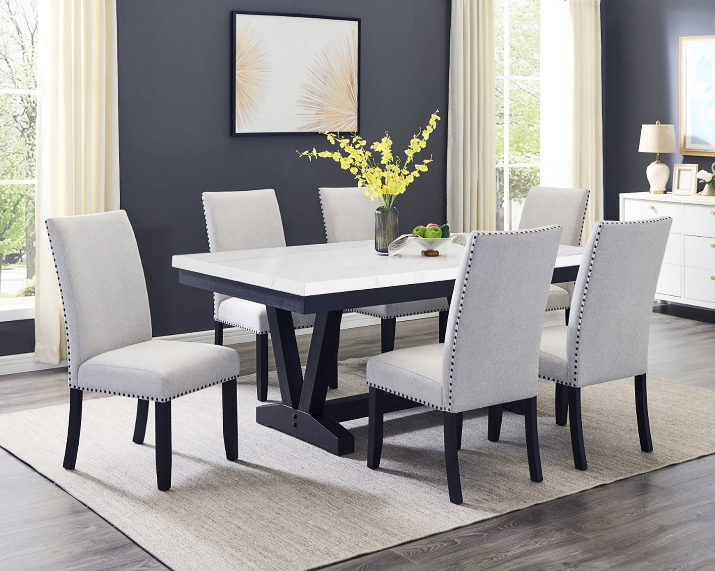 Varley - Side Chair (Set of 2) - Gray