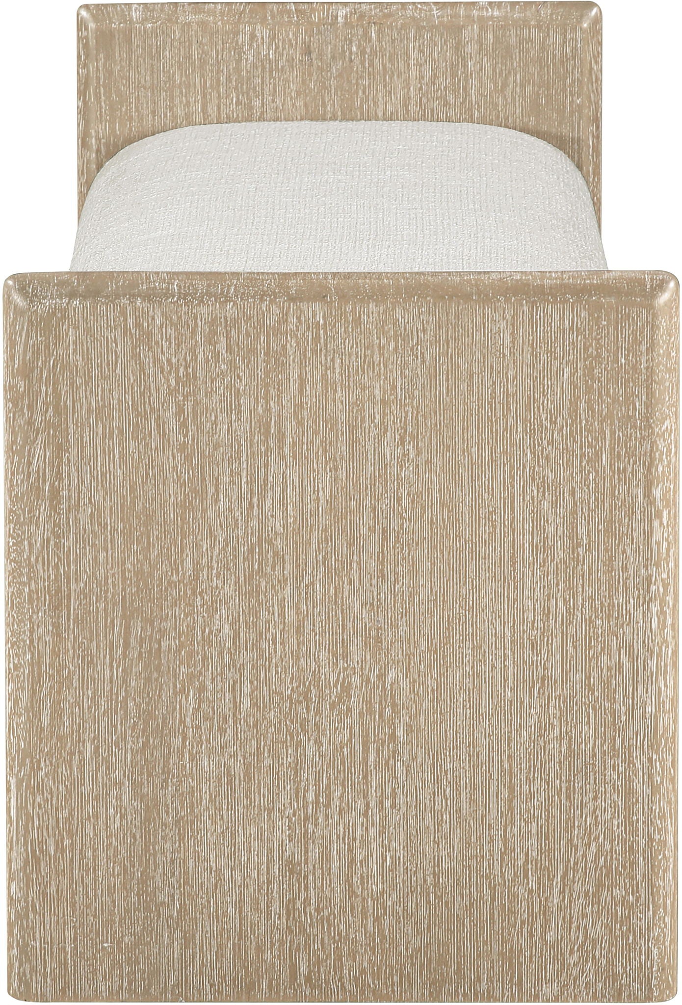 Hickory - Fabric Upholstered Bench - Natural Frame