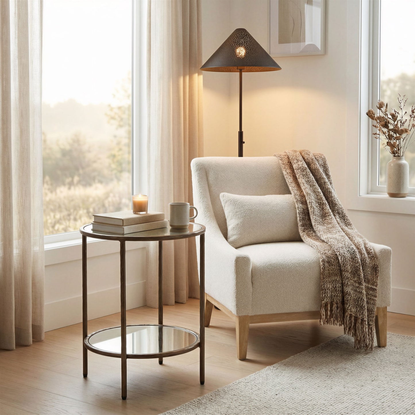 Anelli - Side Table - Bronze